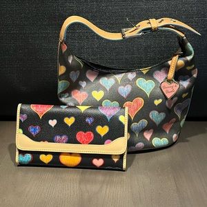 SOLD. Dooney & Bourke bucket handbag black